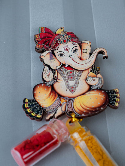 Ganesha Haldi Kumkum Set - WBG1740