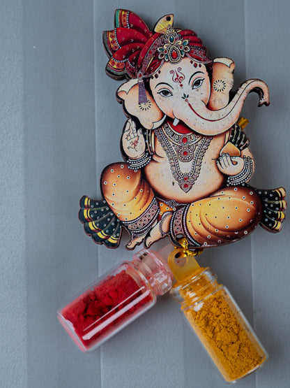 Ganesha Haldi Kumkum Set - WBG1740