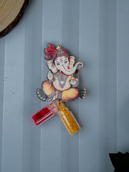 Ganesha Haldi Kumkum Set - WBG1740