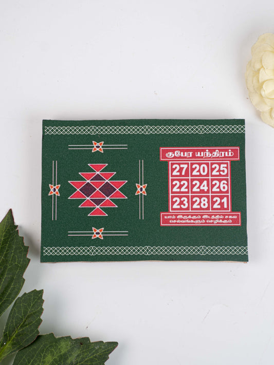Enthiram Kolam Manai - Green - 6x4 inch - WBG1749