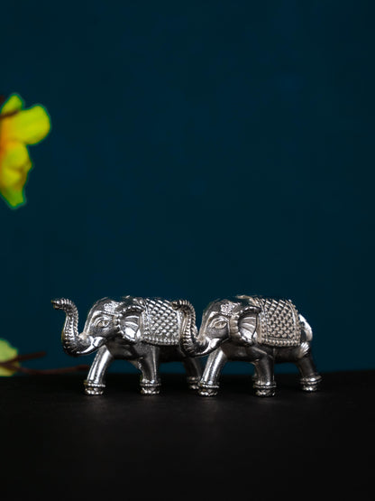 Zinc Alloy Elephant - Set of 2 - WBG1784-1