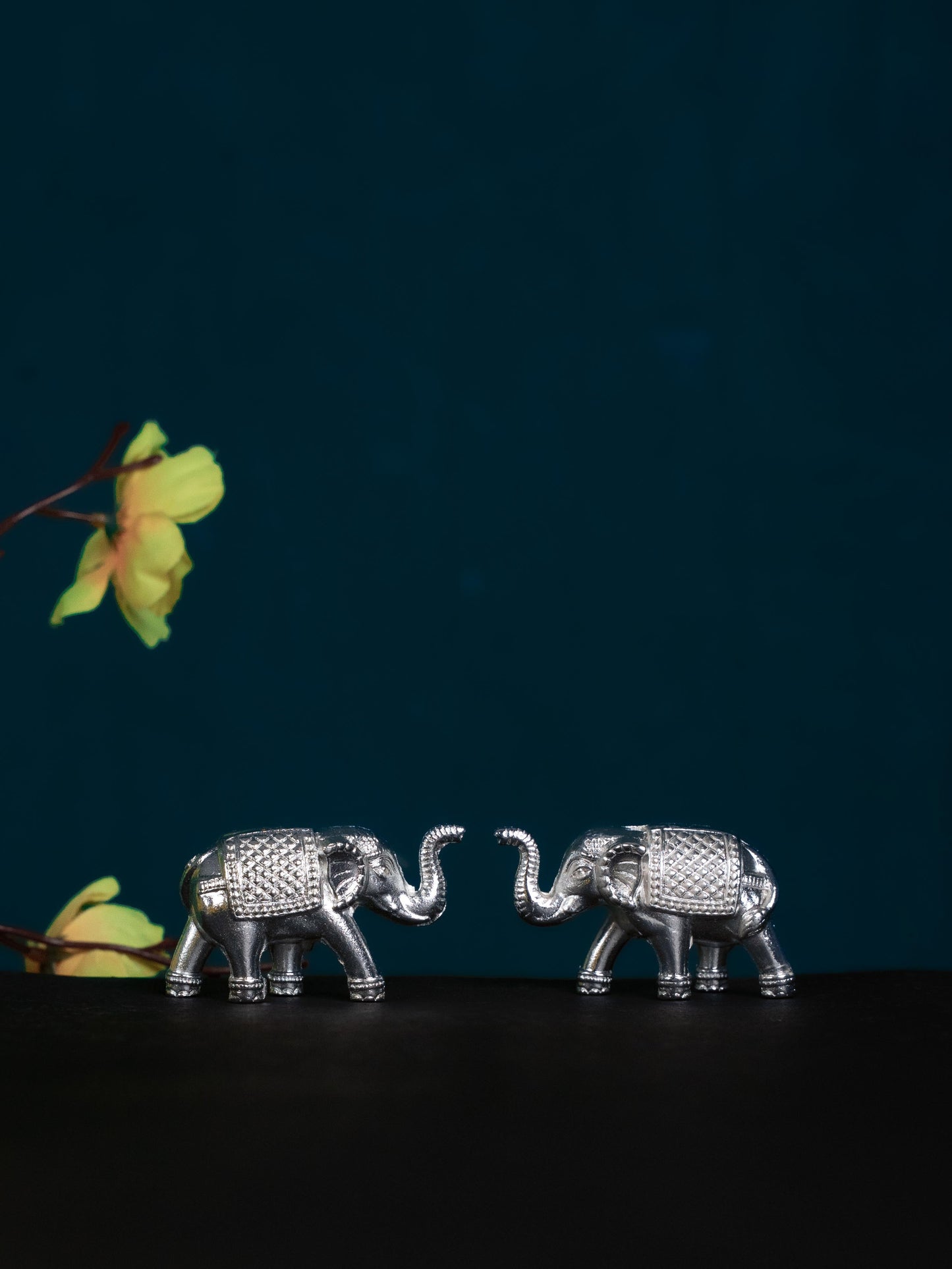 Zinc Alloy Elephant - Set of 2 - WBG1784-1