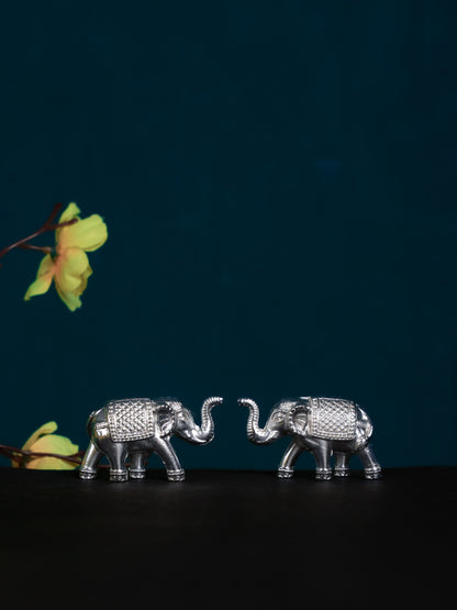 Zinc Alloy Elephant - Set of 2 - WBG1784-1