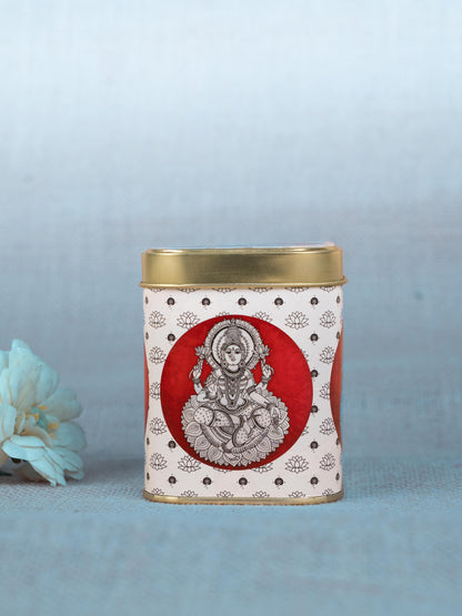 Printed Tin box - Madhubani Design - WBG1786