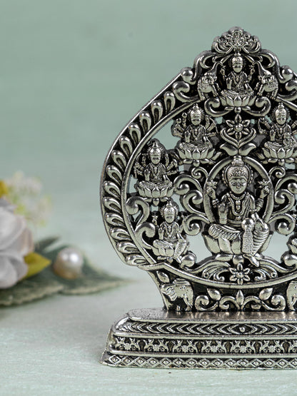 Murti - Ashtalakshmi - Silver Antique Finish - 3 inch - WBG1794-2