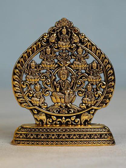 Murti - Ashtalakshmi - Gold Antique Finish - 3 inch - WBG1794-1
