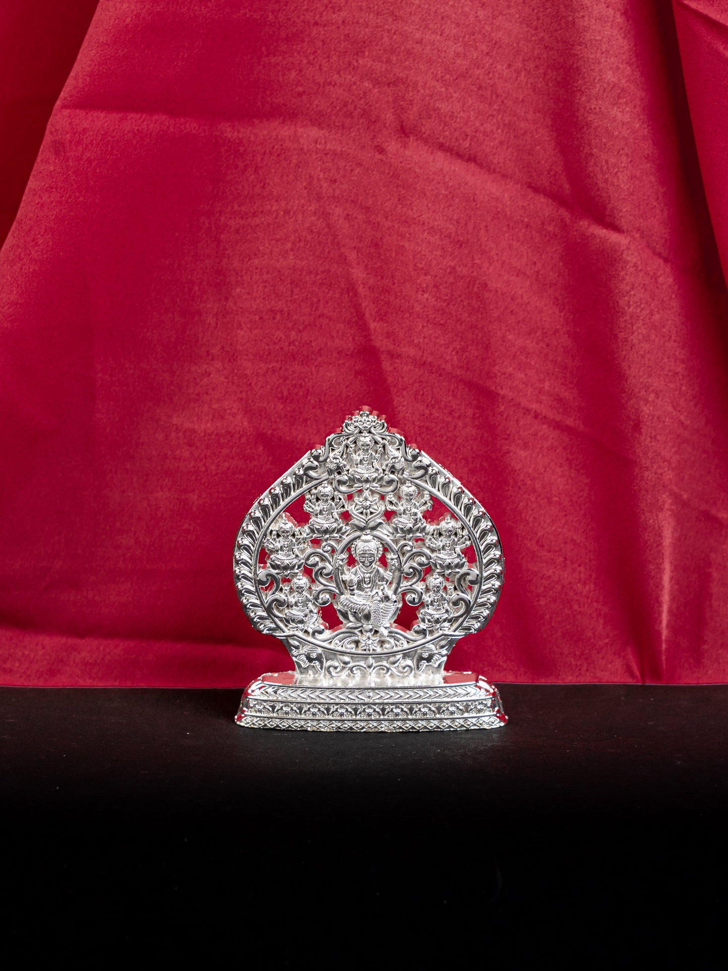Murti - Ashtalakshmi - Silver Finish - 3 inch - WBG1794-4