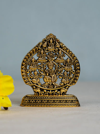 Murti - Ashtalakshmi - Gold Antique Finish - 3 inch - WBG1794-1