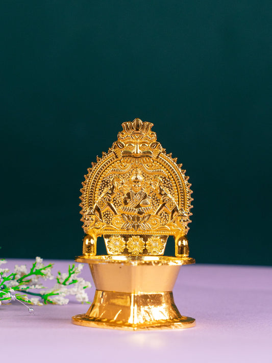 Zinc Alloy - Kamatchi Diya - Gold - 4 inch - WBG1798