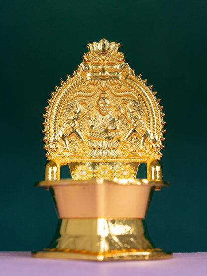 Zinc Alloy - Kamatchi Diya - Gold - 4 inch - WBG1798