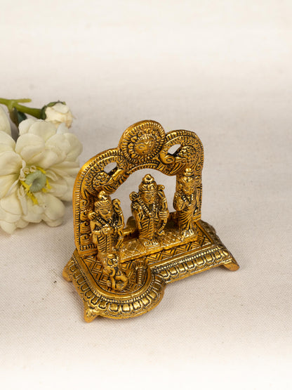 White Metal - Ram Darbar Idol - 4 inch - WBG1802