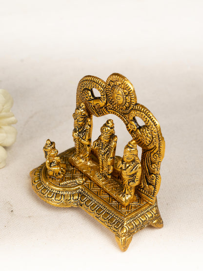 White Metal - Ram Darbar Idol - 4 inch - WBG1802