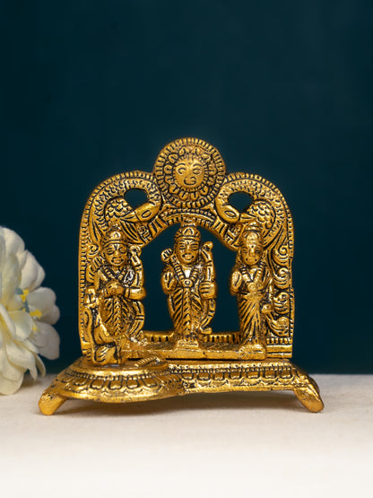 White Metal - Ram Darbar Idol - 4 inch - WBG1802