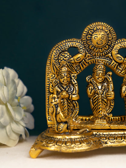 White Metal - Ram Darbar Idol - 4 inch - WBG1802
