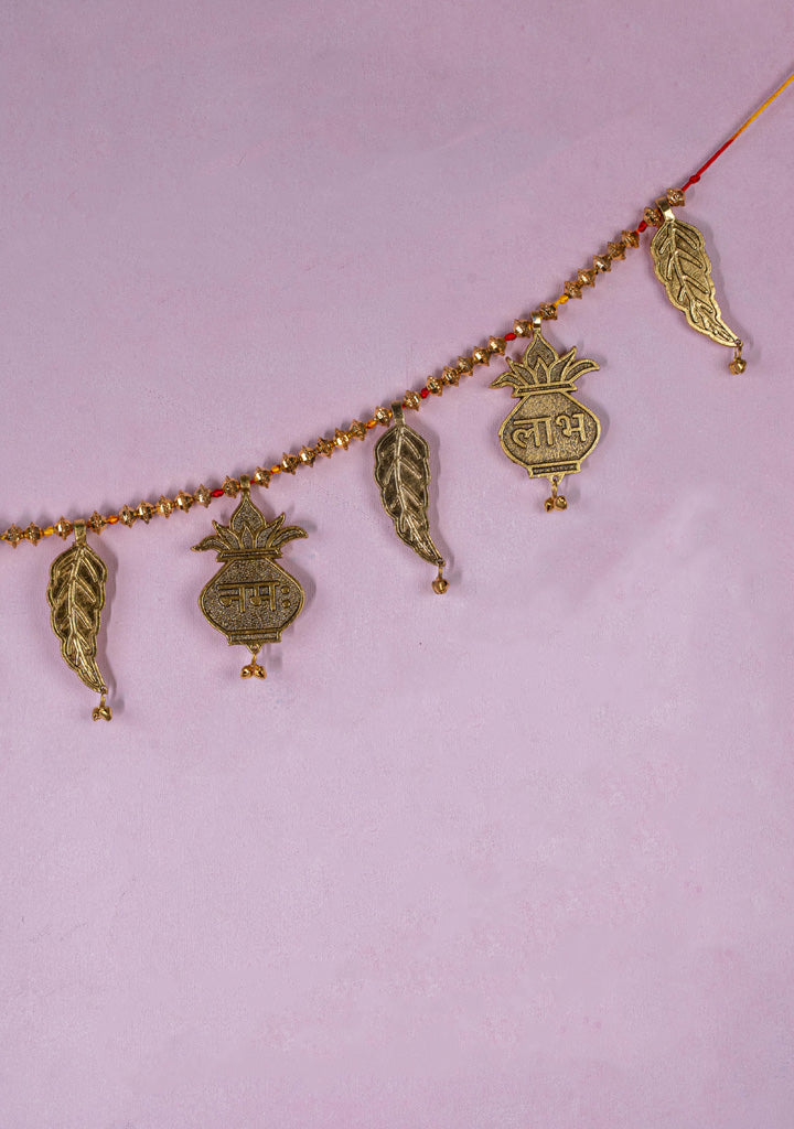 Decorative Thoran with Kalash - Gold - WBG1803-2