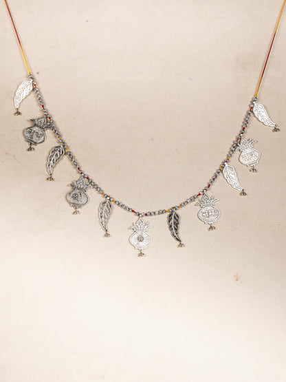 Decorative Thoran with Kalash - Silver - WBG1803-1