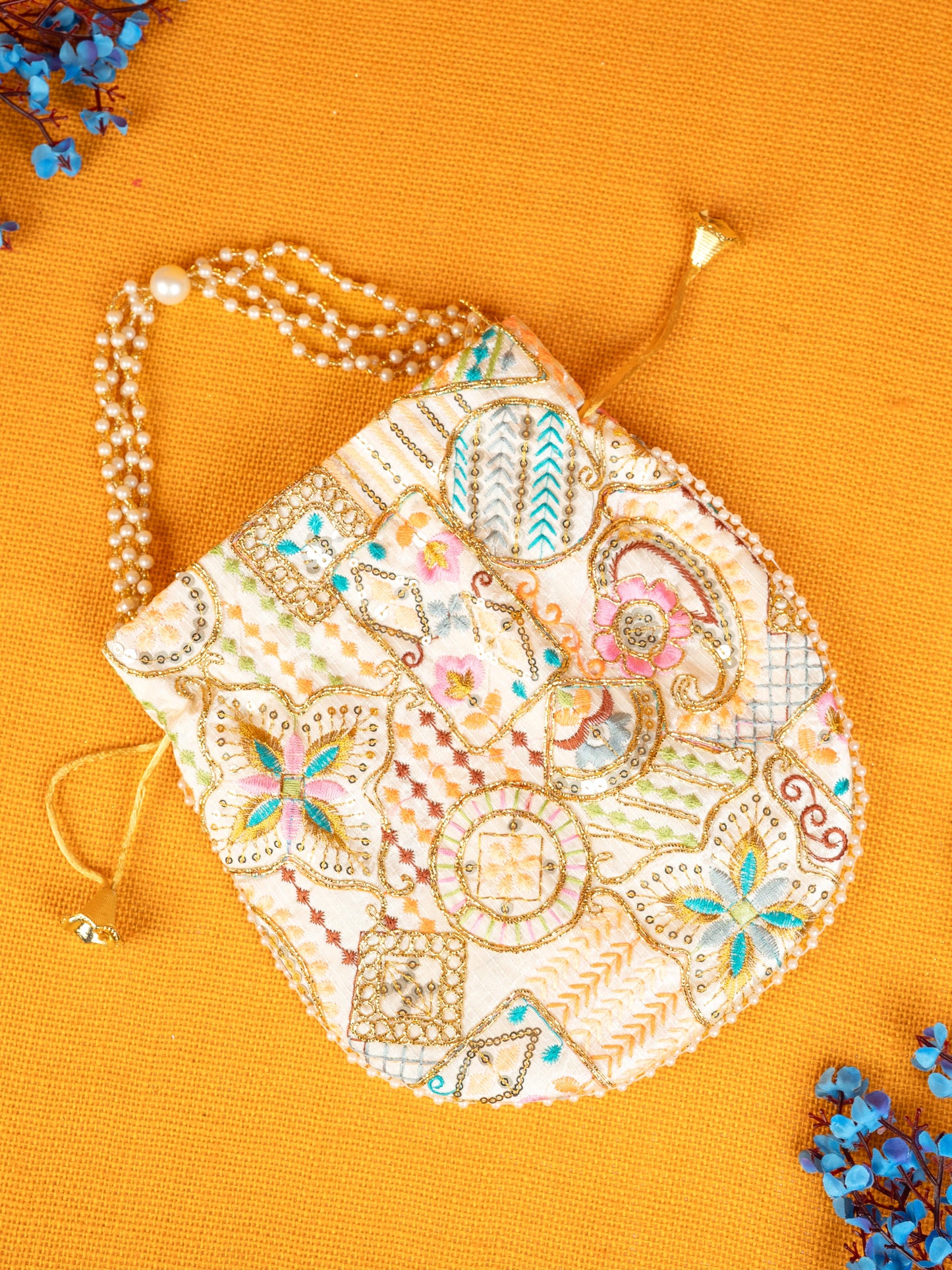 Potli Bag with Embroidery Deisgn - WBG1822