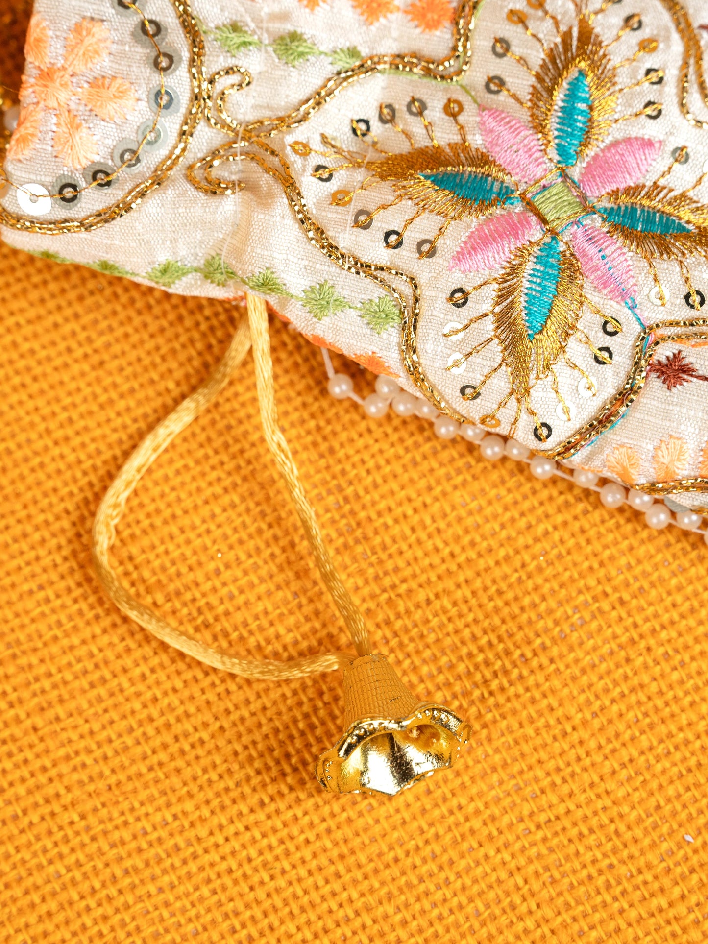 Potli Bag with Embroidery Deisgn - WBG1822