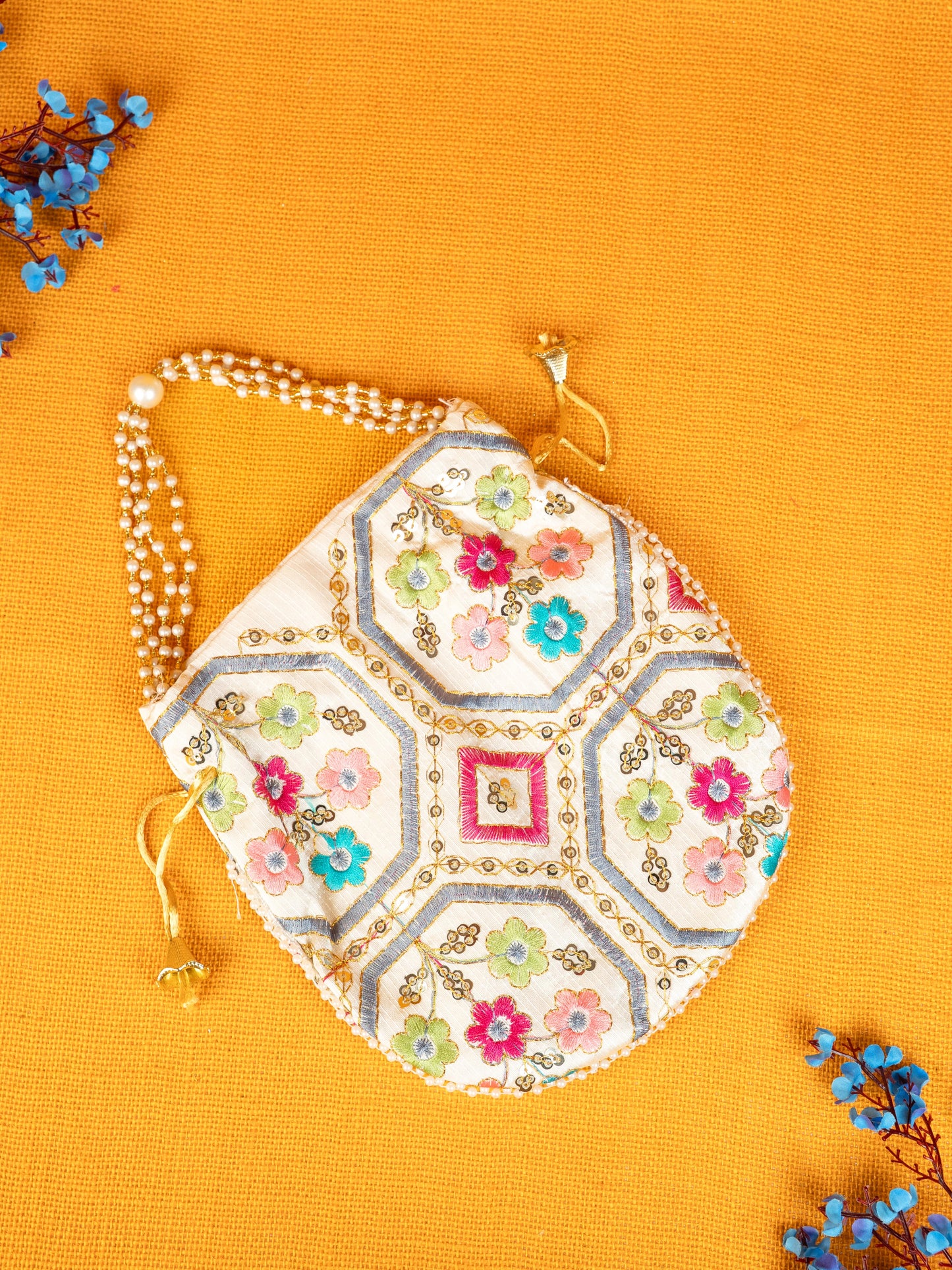 Potli Bag with Embroidery Deisgn - WBG1822