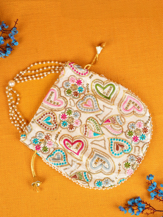 Potli Bag with Embroidery Deisgn - WBG1822