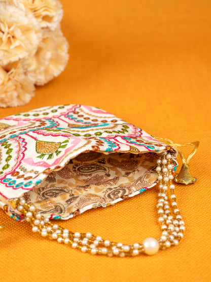 Potli Bag with Embroidery Deisgn - WBG1822