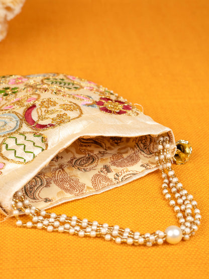 Potli Bag with Embroidery Deisgn - WBG1822