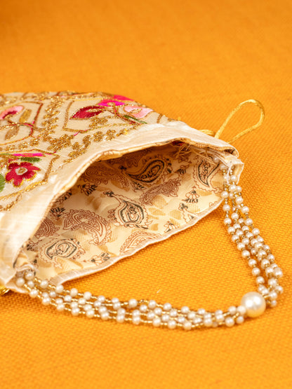 Potli Bag with Embroidery Deisgn - WBG1822