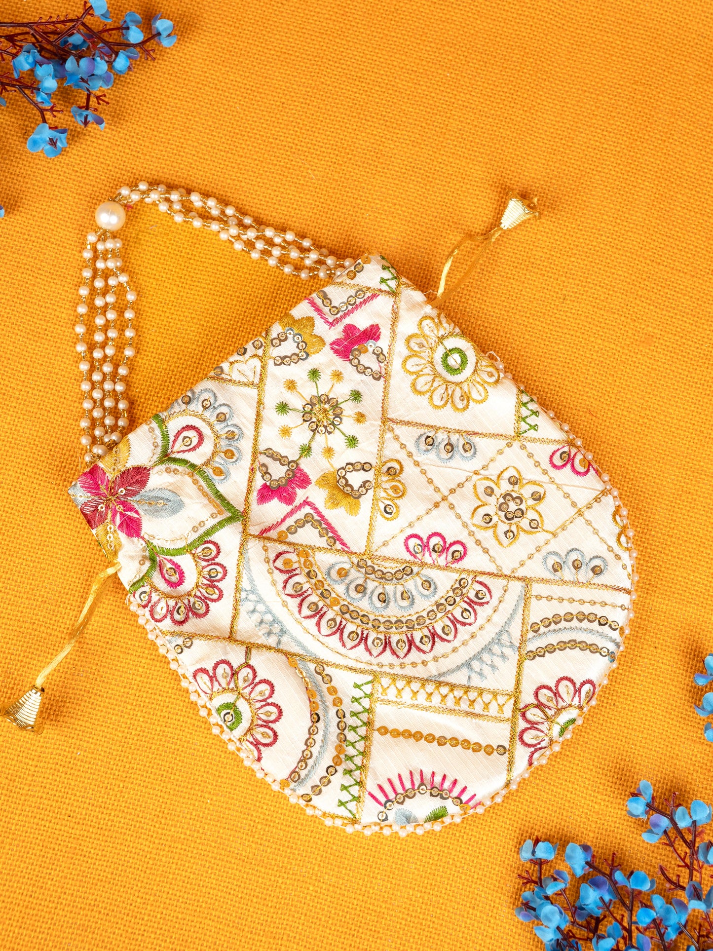 Potli Bag with Embroidery Deisgn - WBG1822