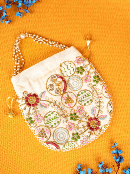 Potli Bag with Embroidery Deisgn - WBG1822