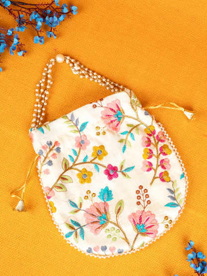 Potli Bag with Embroidery Deisgn - WBG1822