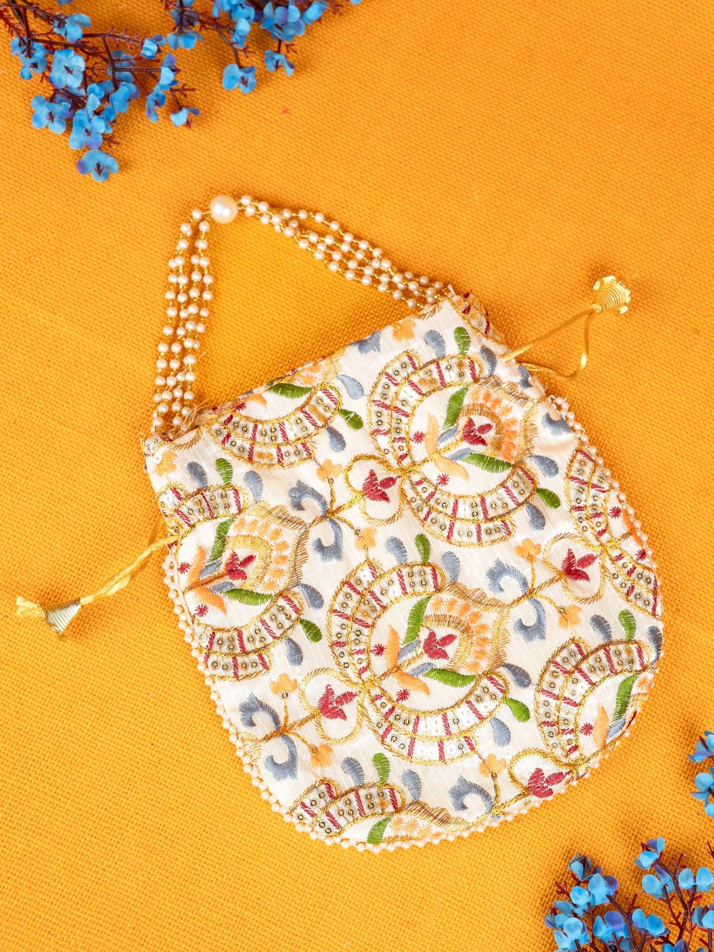 Potli Bag with Embroidery Deisgn - WBG1822