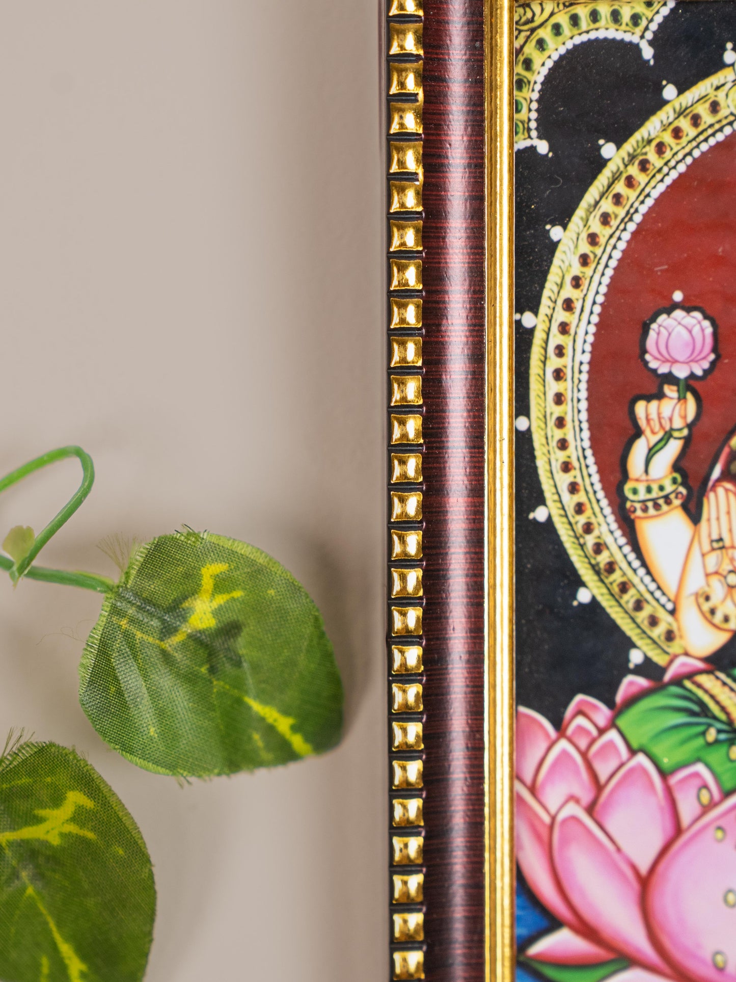 Lakshmi Printed Key Hanger - WBG1827