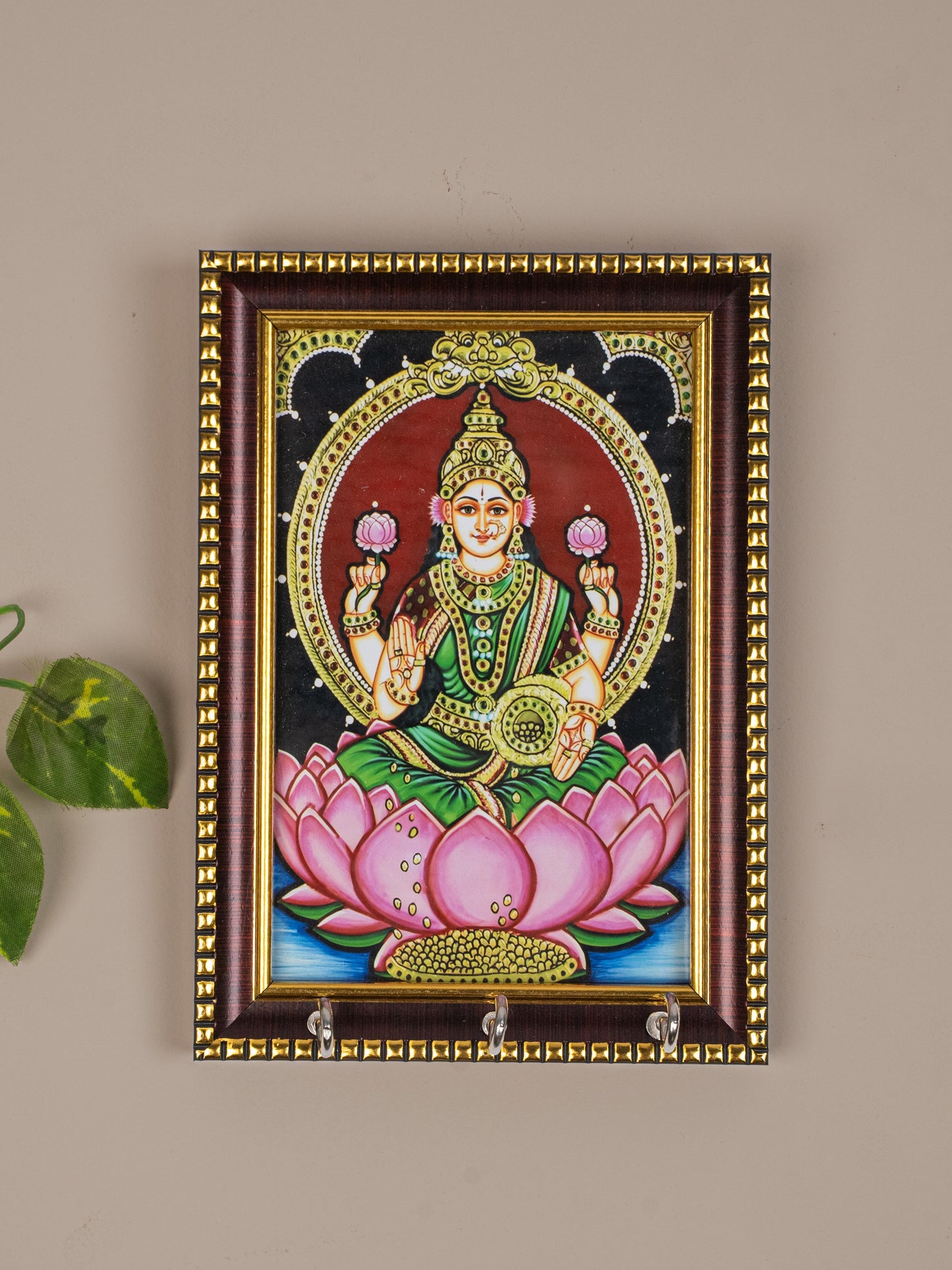 Lakshmi Printed Key Hanger - WBG1827