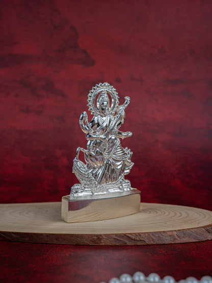 Saraswathi Murthi - Silver Finish - 4 inch - WBG1830-2