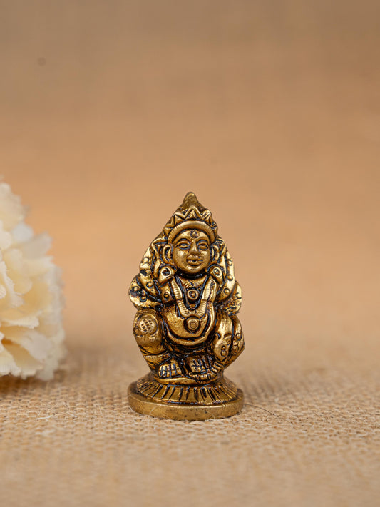 Brass Kuberan Idol - 2 inch - WBG1836