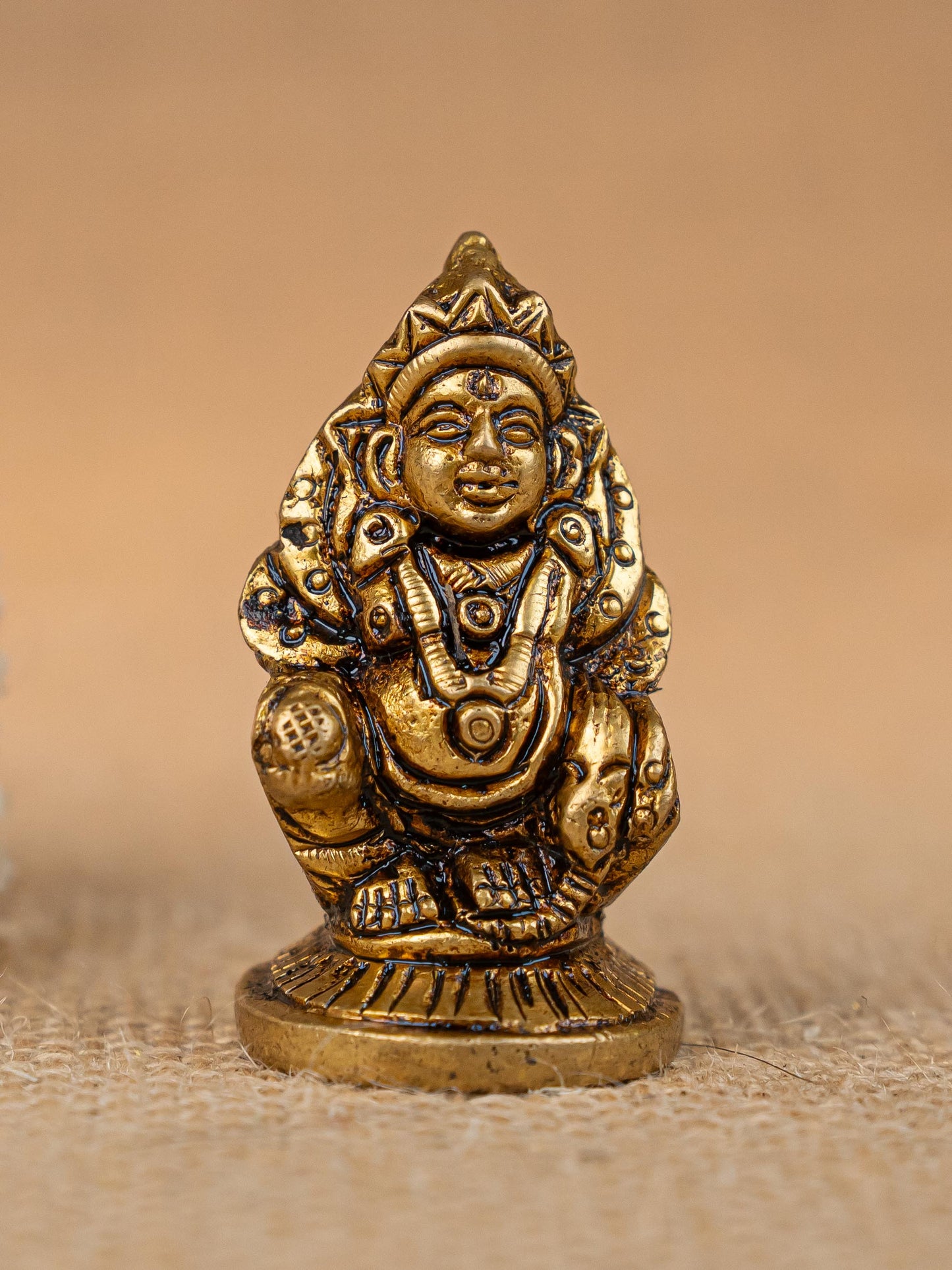 Brass Kuberan Idol - 2 inch - WBG1836