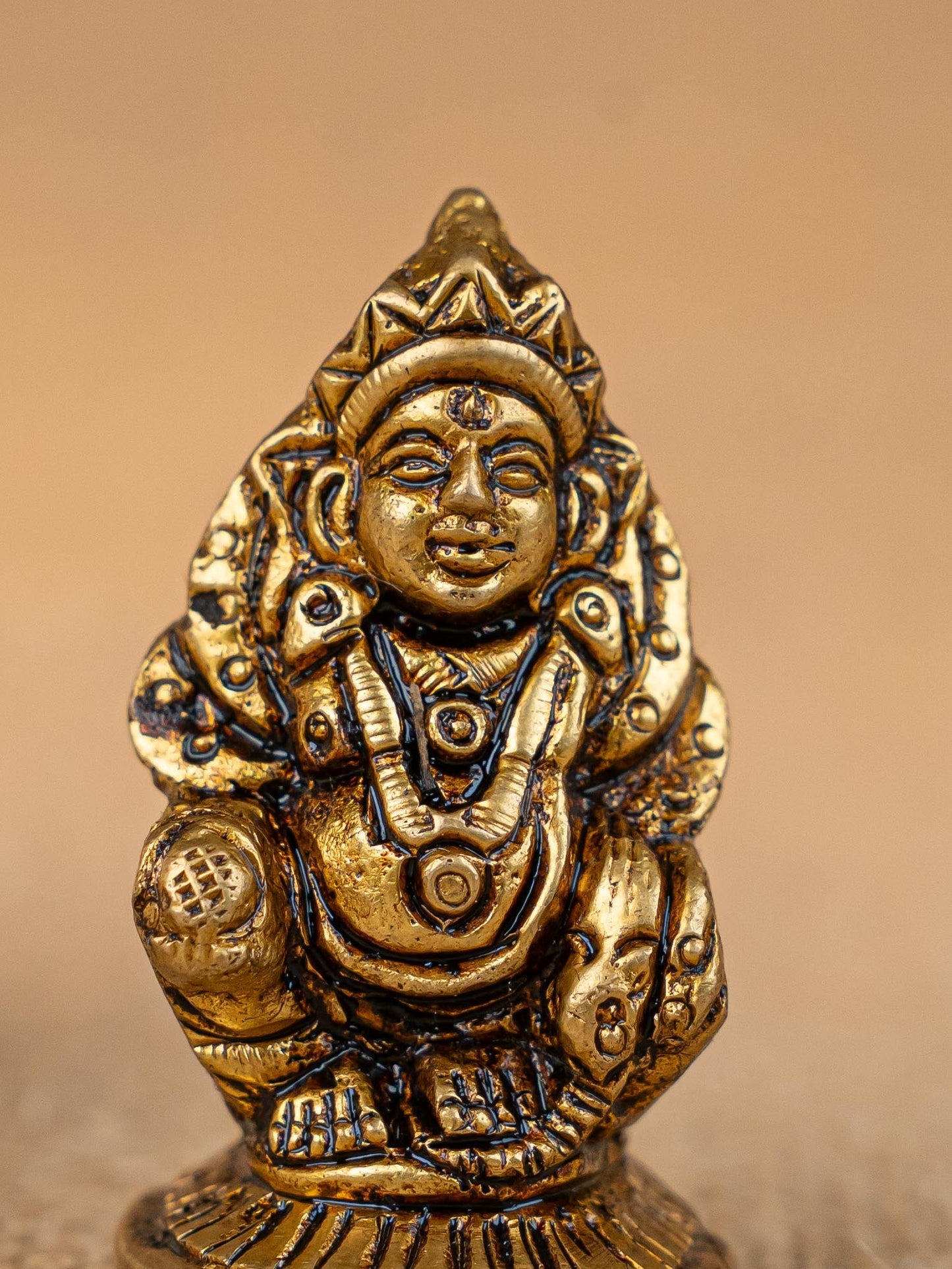 Brass Kuberan Idol - 2 inch - WBG1836