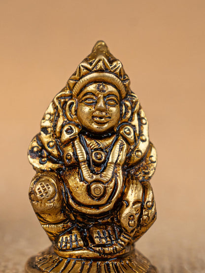 Brass Kuberan Idol - 2 inch - WBG1836