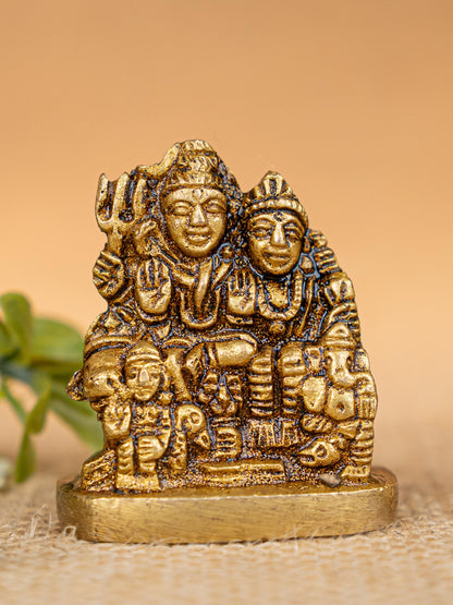 Brass Shiv Parivar Idol - 2 inch - WBG1837
