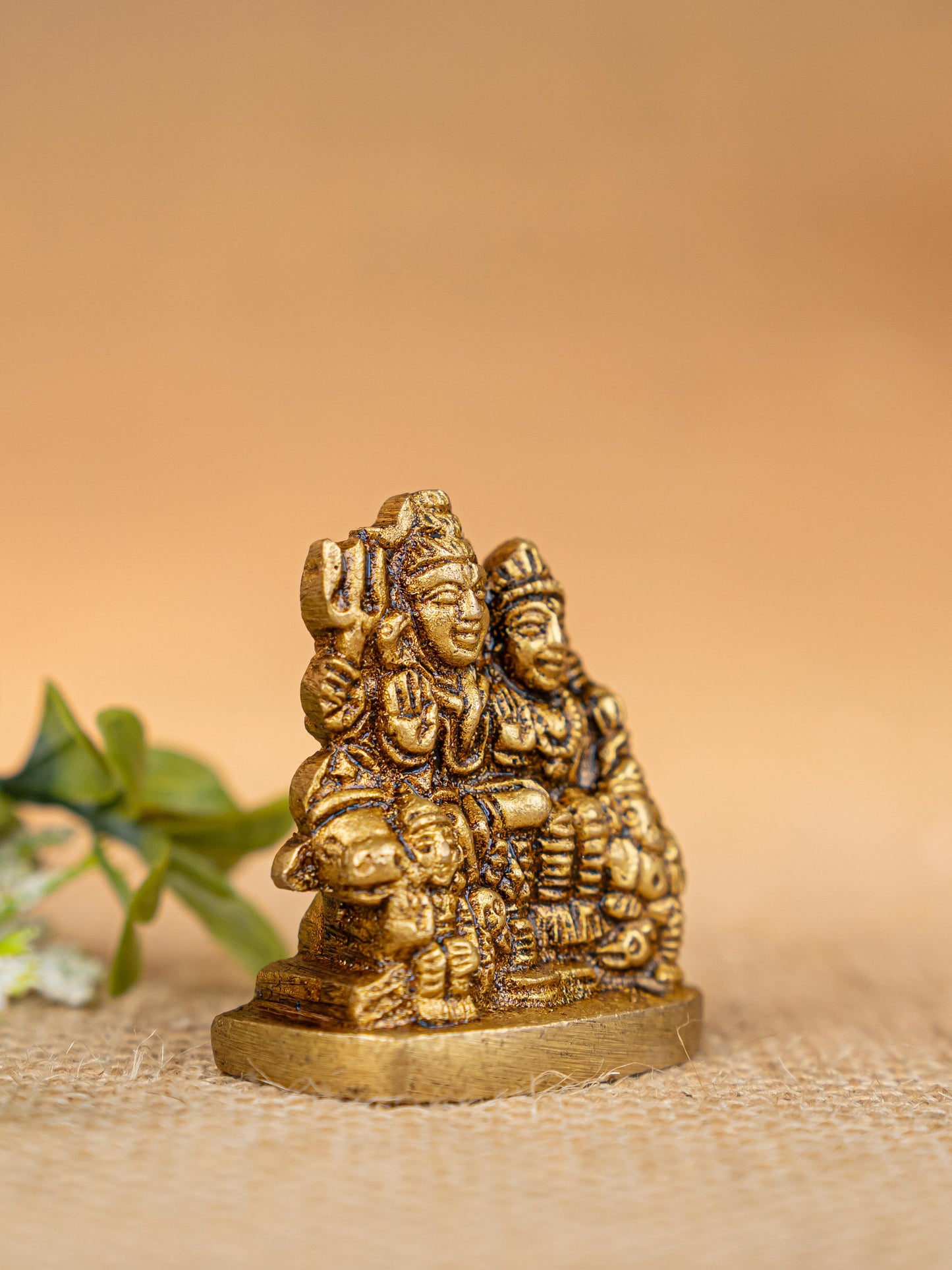 Brass Shiv Parivar Idol - 2 inch - WBG1837