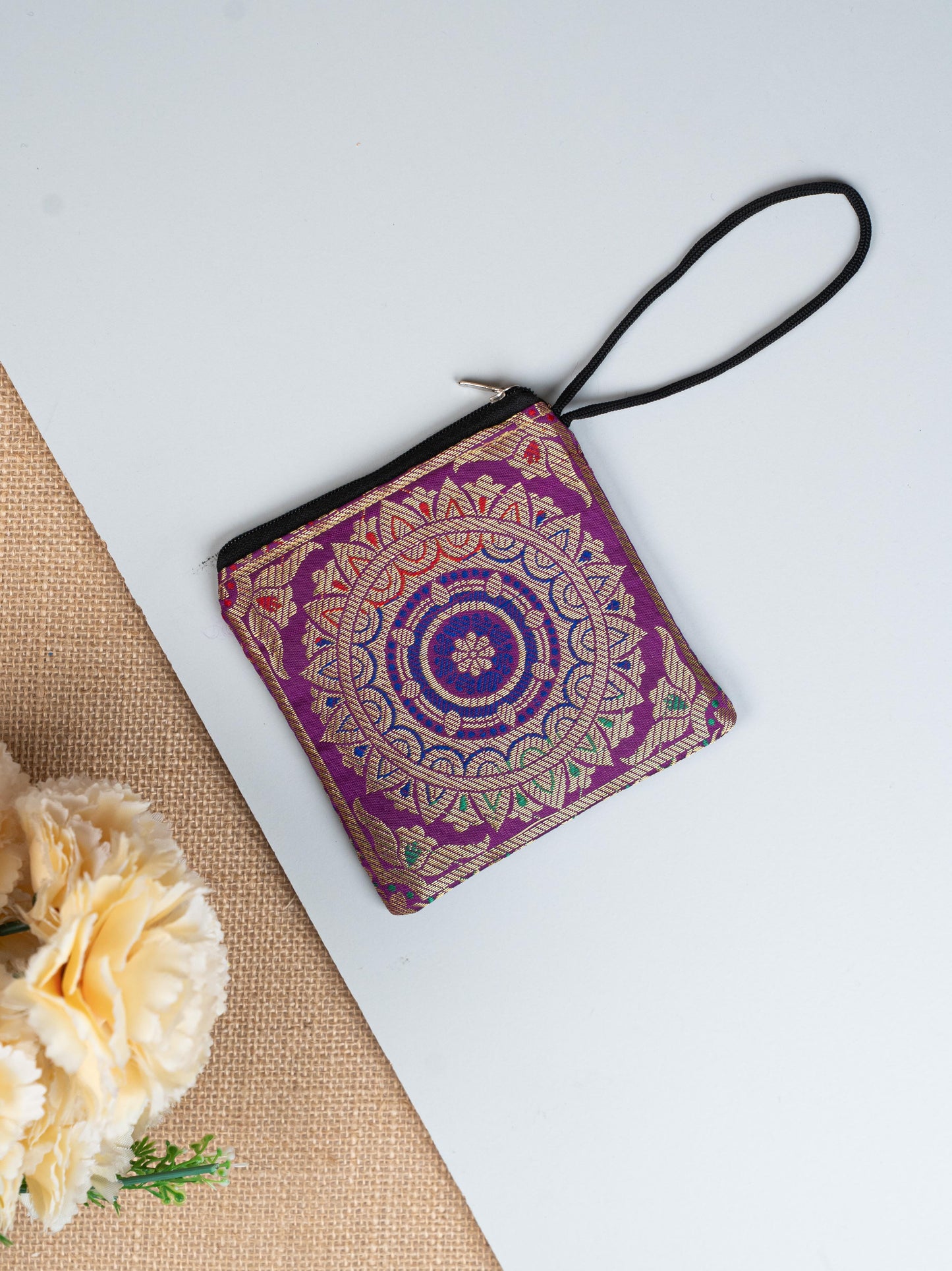 Banarasi Coin Purse - 5 inch - WBG1840