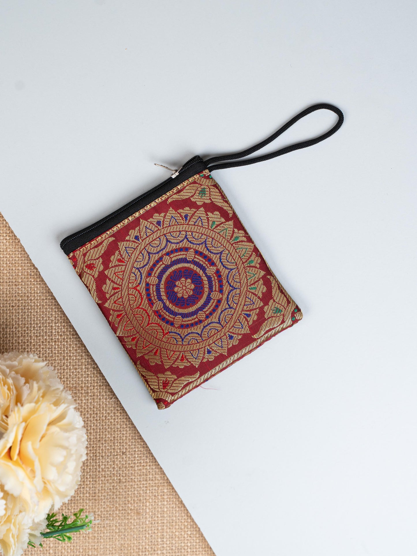 Banarasi Coin Purse - 5 inch - WBG1840