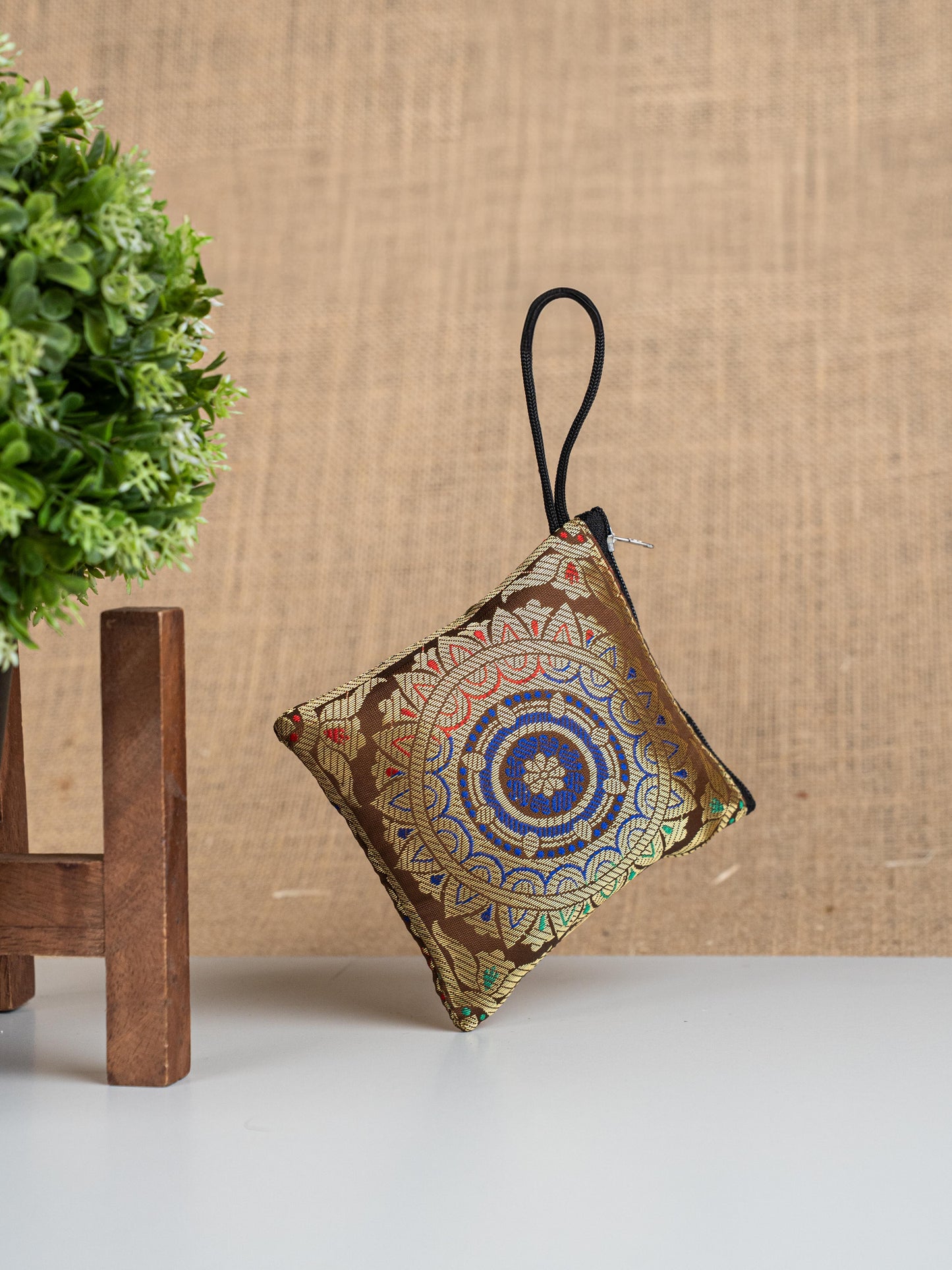 Banarasi Coin Purse - 5 inch - WBG1840