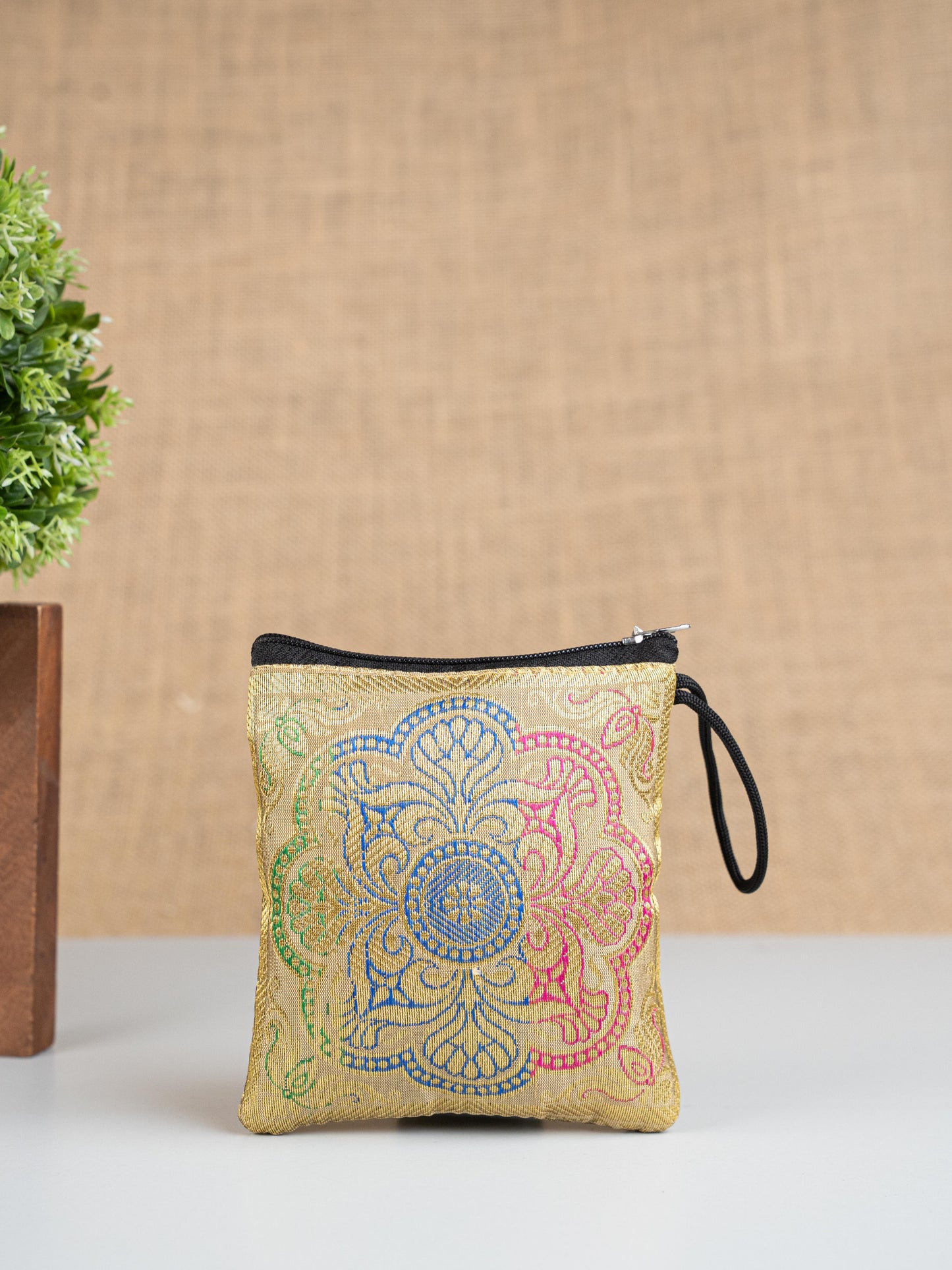 Banarasi Coin Purse - 5 inch - WBG1840