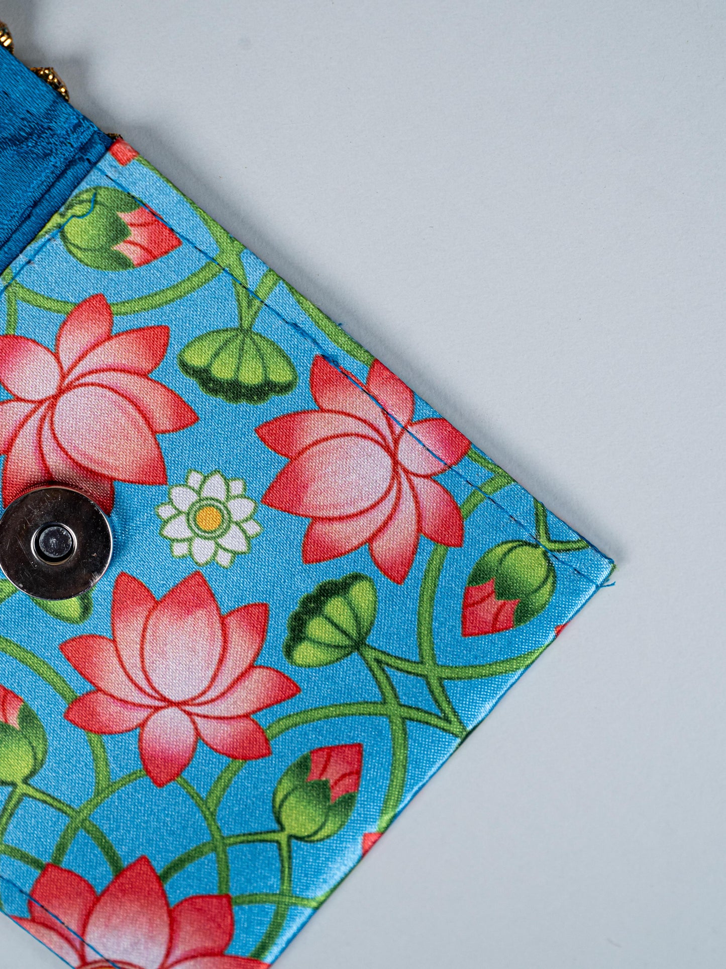Pichwai Printed Coin Purse - 4 inch - WBG1857
