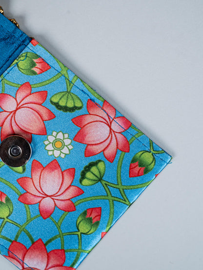 Pichwai Printed Coin Purse - 4 inch - WBG1857