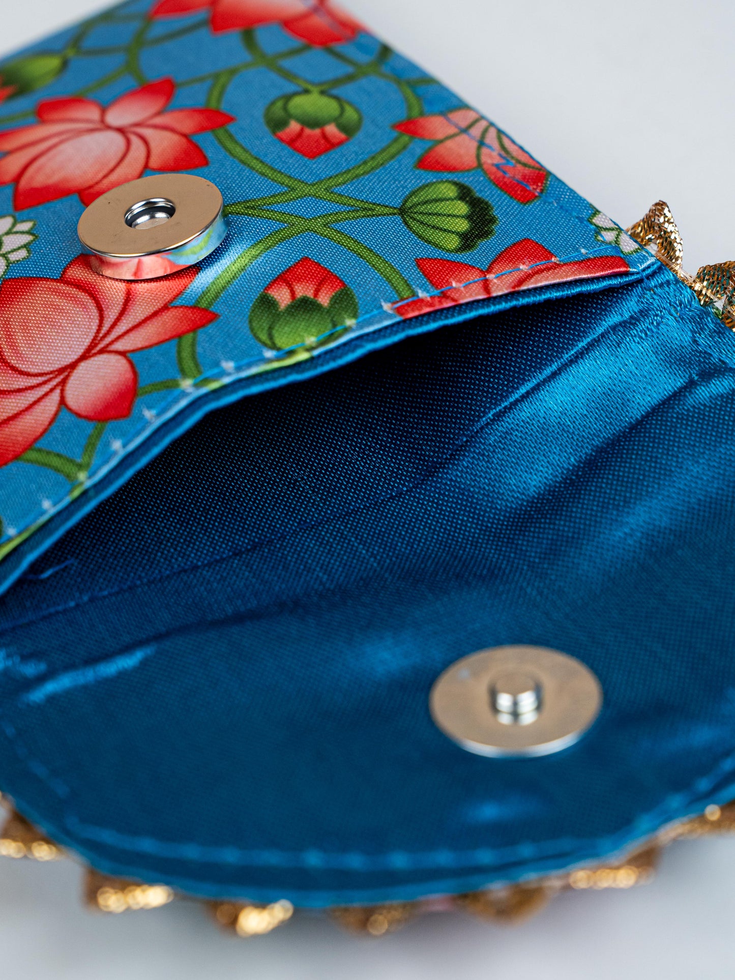 Pichwai Printed Coin Purse - 4 inch - WBG1857