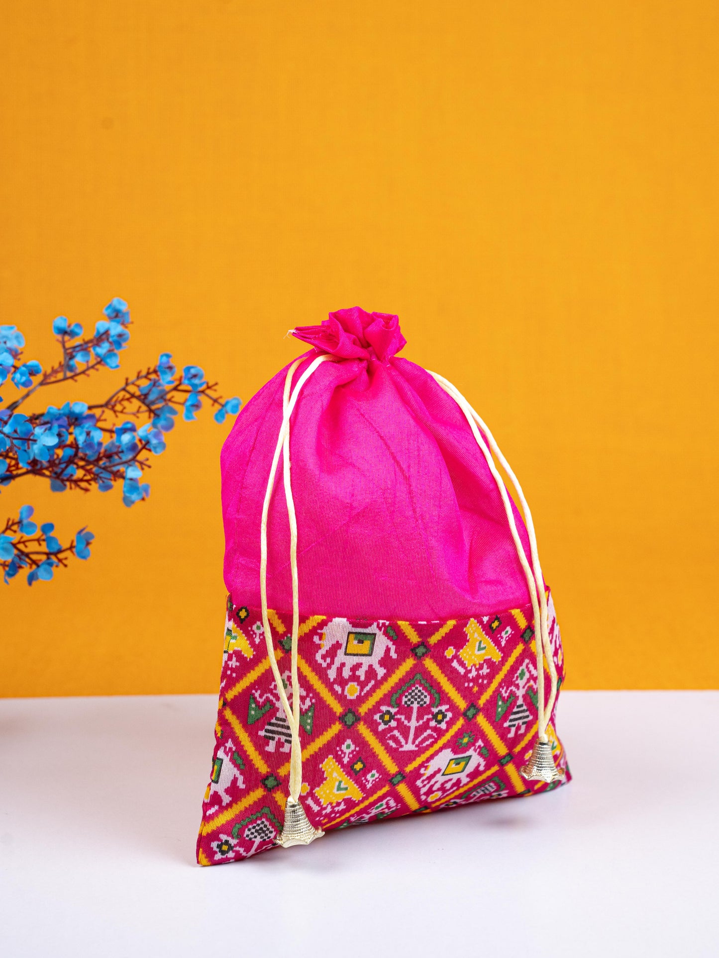 Patola Design String Bag - 8x11 inch - WBG1858