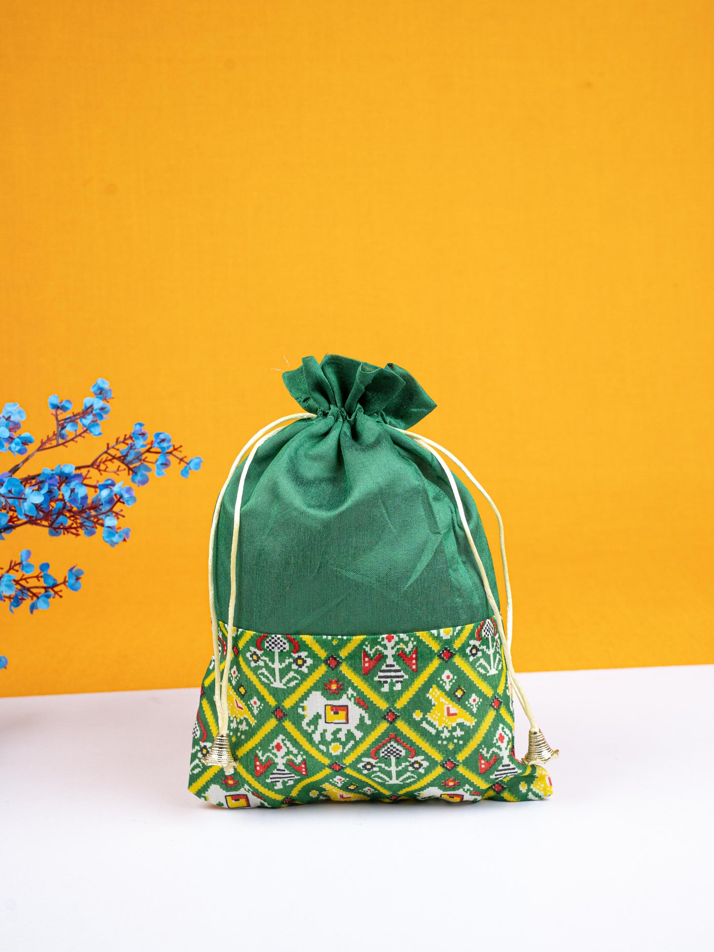 Patola Design String Bag - 8x11 inch - WBG1858