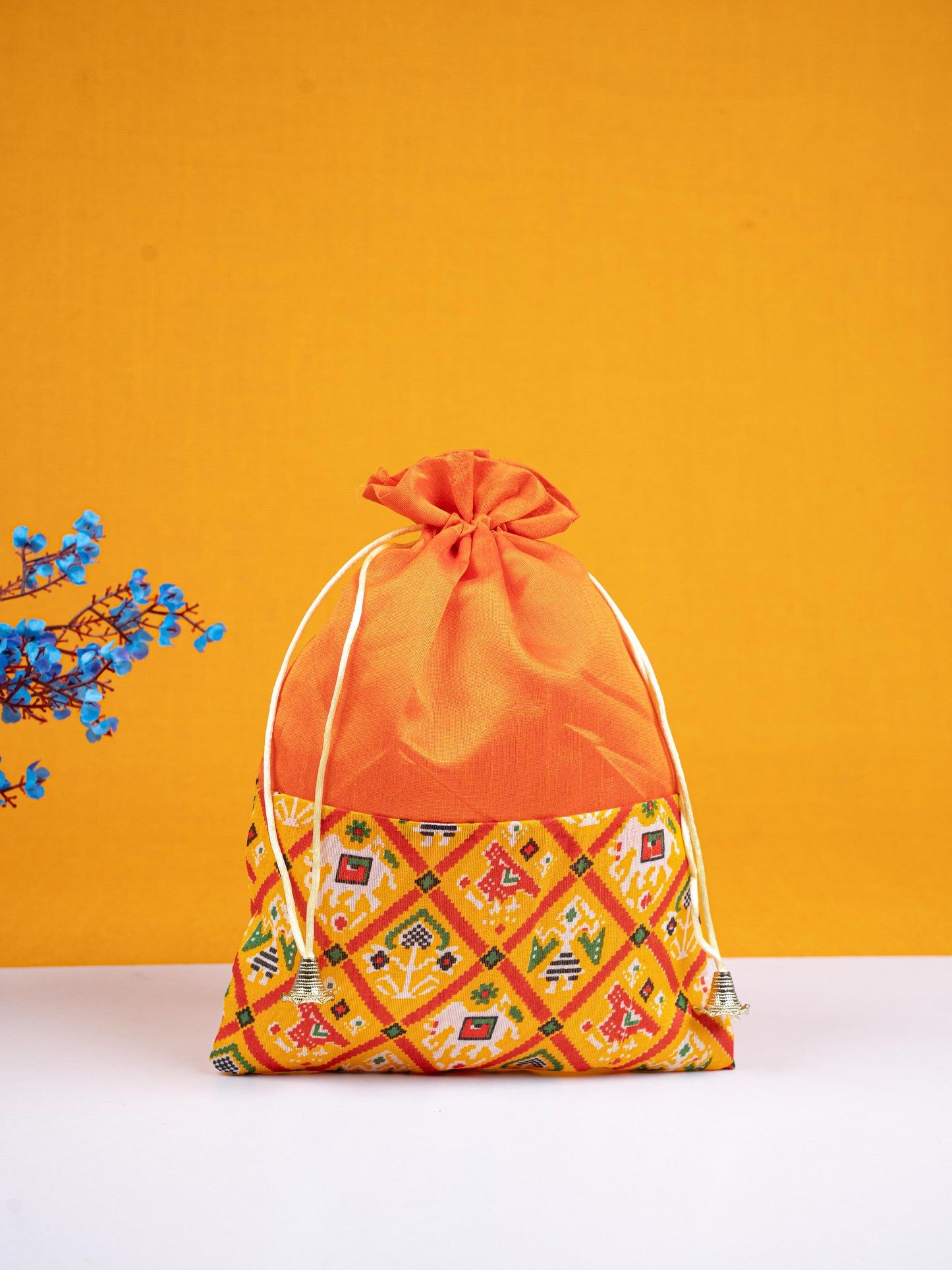 Patola Design String Bag - 8x11 inch - WBG1858
